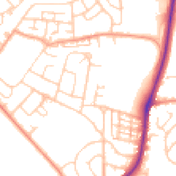 Daytime road noise heatmap for S62 7JW