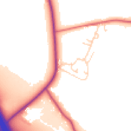 Daytime road noise heatmap for S62 7UR