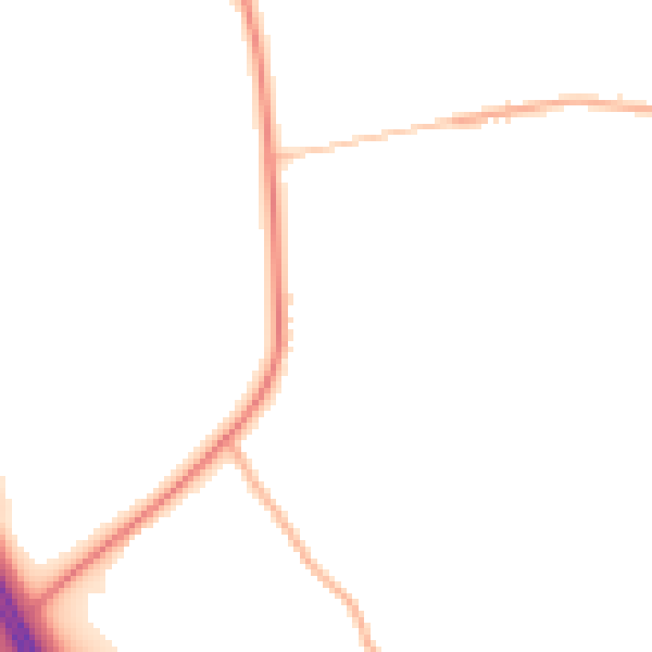Night-time road noise heatmap for S62 7UR