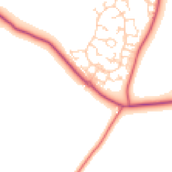 Daytime road noise heatmap for S63 6HB