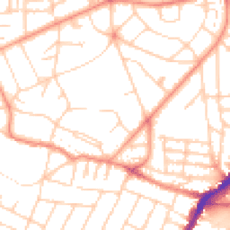 Daytime road noise heatmap for S7 1NZ