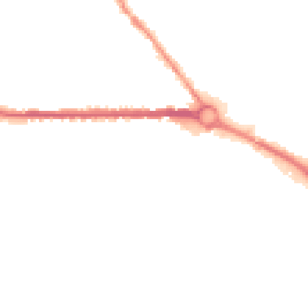 Night-time road noise heatmap for S70 6AQ