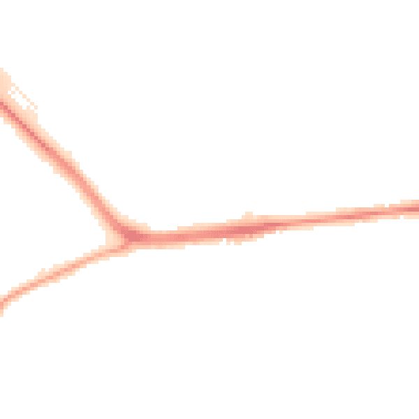 Night-time road noise heatmap for S70 6RP