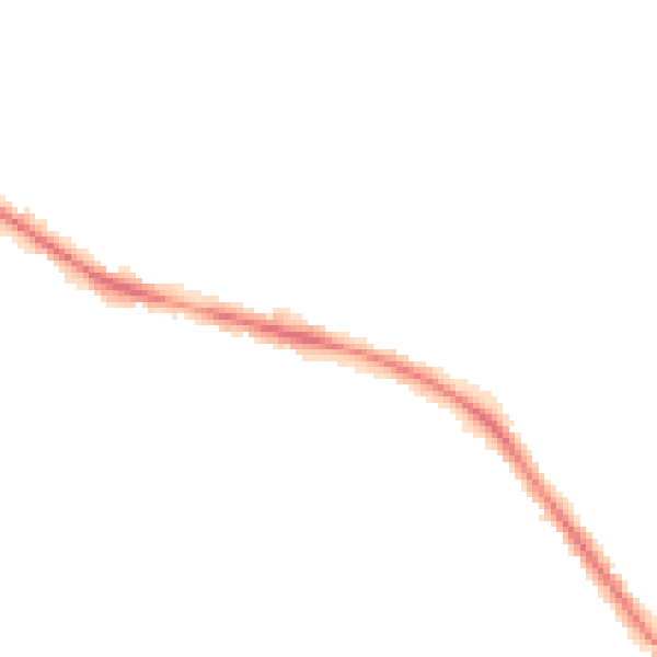 Night-time road noise heatmap for S75 1AA