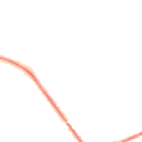 Night-time road noise heatmap for S75 1BL