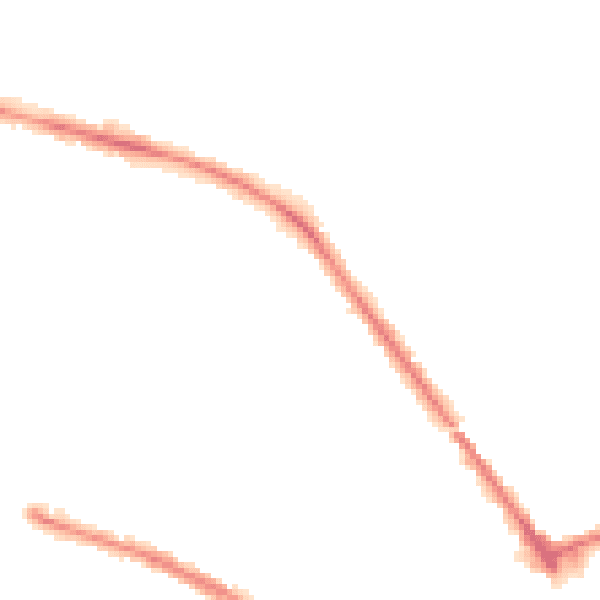 Night-time road noise heatmap for S75 2TN