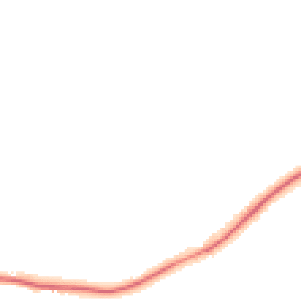 Night-time road noise heatmap for S75 4NU