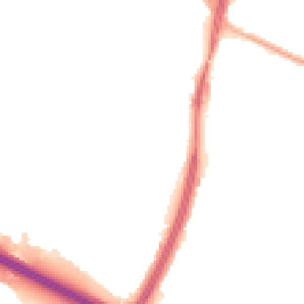 Night-time road noise heatmap for S9 4JD