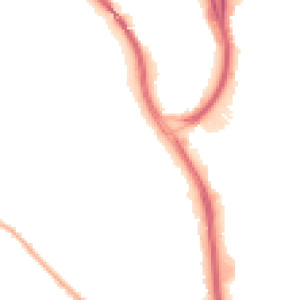 Night-time road noise heatmap for S9 5EU
