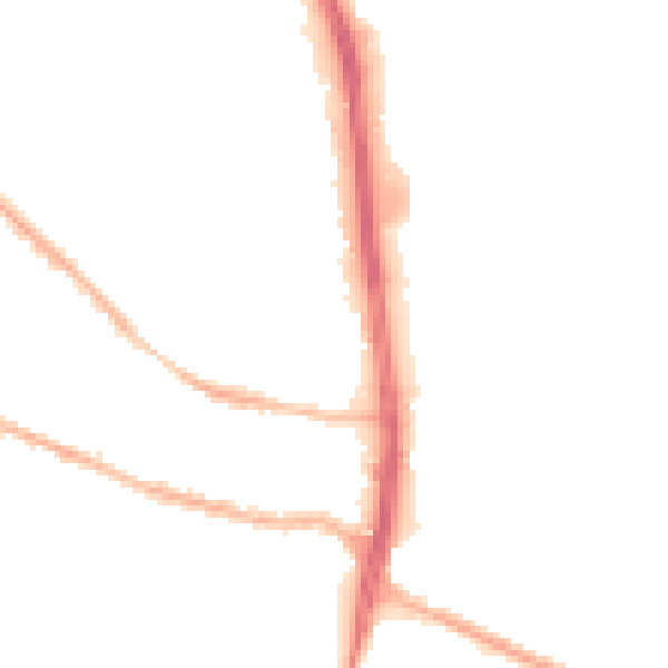 Night-time road noise heatmap for S9 5PS