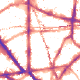 Night-time road noise heatmap for SE1 0BY
