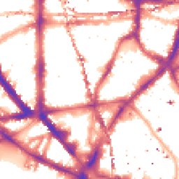 Night-time road noise heatmap for SE1 0DH