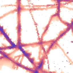 Night-time road noise heatmap for SE1 0DL