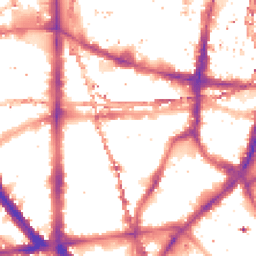 Night-time road noise heatmap for SE1 0DY