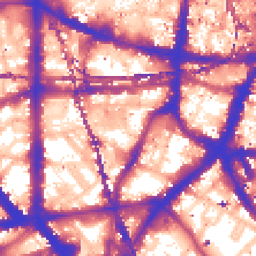 Daytime road noise heatmap for SE1 0EQ