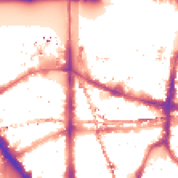 Night-time road noise heatmap for SE1 0UL