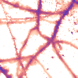 Night-time road noise heatmap for SE1 1EE