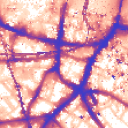 Daytime road noise heatmap for SE1 1ET