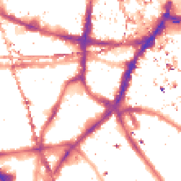 Night-time road noise heatmap for SE1 1HQ