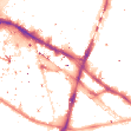 Night-time road noise heatmap for SE1 2EX