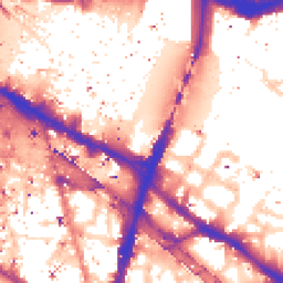 Daytime road noise heatmap for SE1 2QR