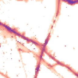 Night-time road noise heatmap for SE1 2QX