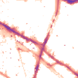 Night-time road noise heatmap for SE1 2SE