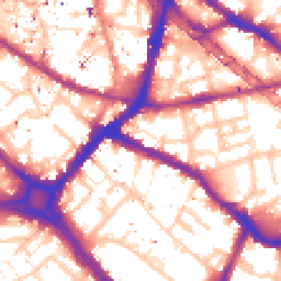 Daytime road noise heatmap for SE1 3AA