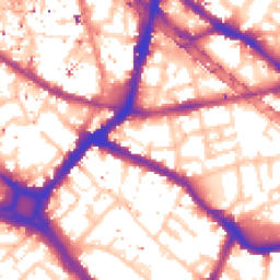 Daytime road noise heatmap for SE1 3DU