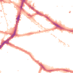 Night-time road noise heatmap for SE1 3NL