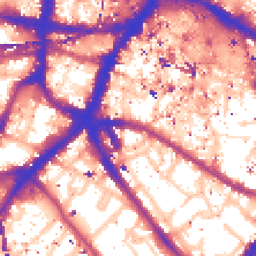 Daytime road noise heatmap for SE1 4NB