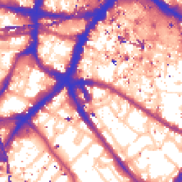 Daytime road noise heatmap for SE1 4NH