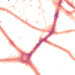 Night-time road noise heatmap for SE1 4QR