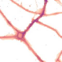 Night-time road noise heatmap for SE1 4SY