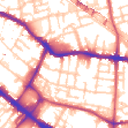 Daytime road noise heatmap for SE1 5PX