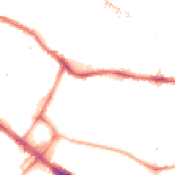 Night-time road noise heatmap for SE1 5PX