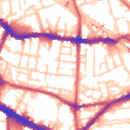 Daytime road noise heatmap for SE1 5QG