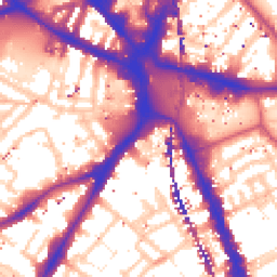 Daytime road noise heatmap for SE1 6SF
