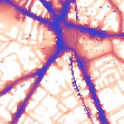 Daytime road noise heatmap for SE1 6TL