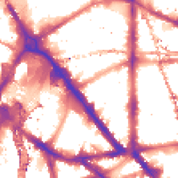 Night-time road noise heatmap for SE1 8PT