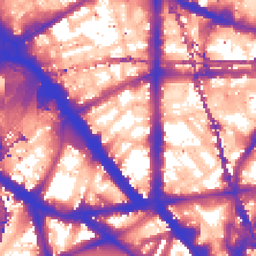 Daytime road noise heatmap for SE1 8QF