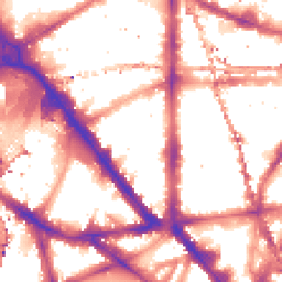 Night-time road noise heatmap for SE1 8QF