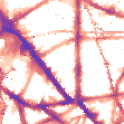 Night-time road noise heatmap for SE1 8TU