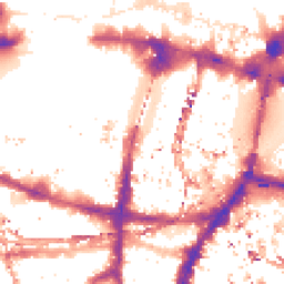 Night-time road noise heatmap for SE1 9HL