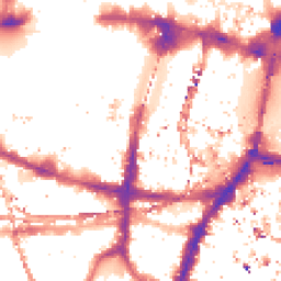 Night-time road noise heatmap for SE1 9HQ