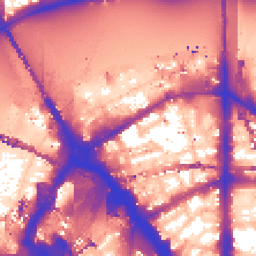 Daytime road noise heatmap for SE1 9NN