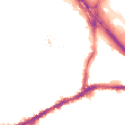 Night-time road noise heatmap for SE10 0AE