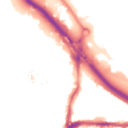 Night-time road noise heatmap for SE10 0AT