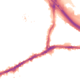 Night-time road noise heatmap for SE10 0AZ