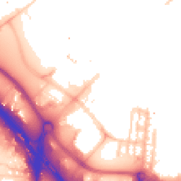 Daytime road noise heatmap for SE10 0BY